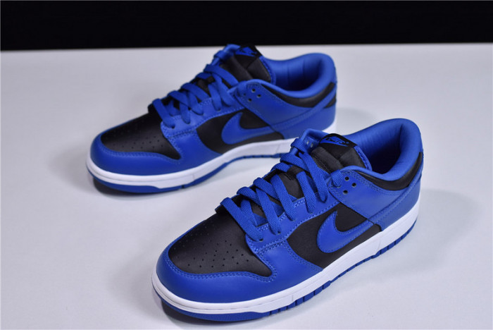 Nike Dunk Low Retro Black Hyper Cobalt (2021)  DD1391-001