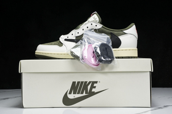 Travis Scott x Air Jordan 1 Low OG Olive  DM7866-200