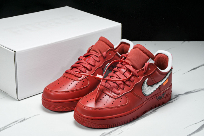OF x Nike Air Force 1 Low red  AO4297-600