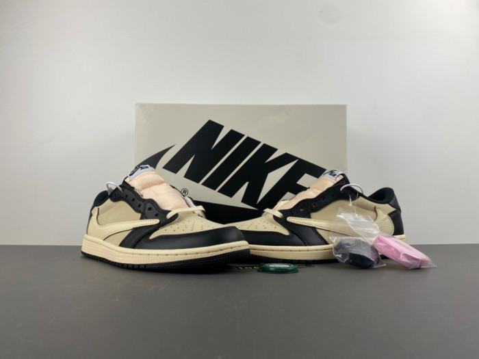 Travis Scott x Air Jordan 1 Low OG Pale Vanilla DM7866-201