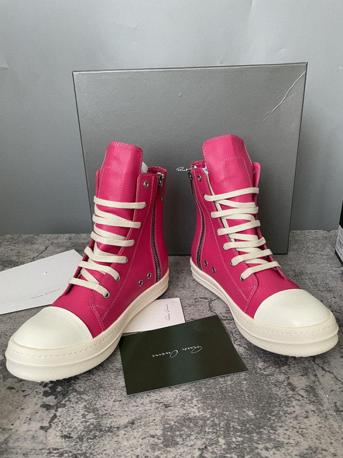 RICK OWENS SNEAKERS COPSHOE OR-high top 05