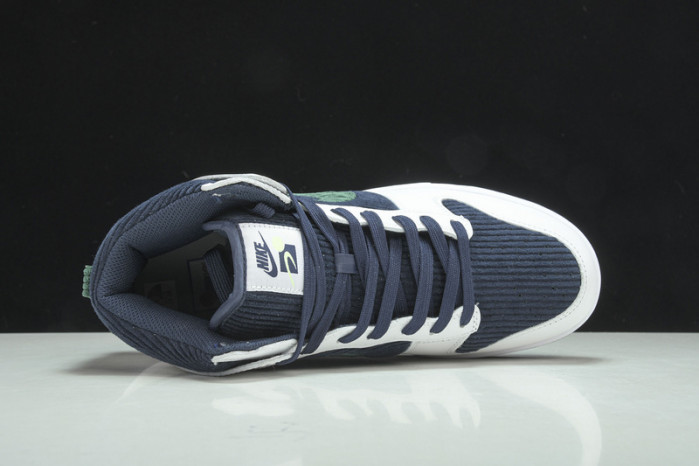 Nike Dunk High Sports Specialties White Navy  DH0953-400