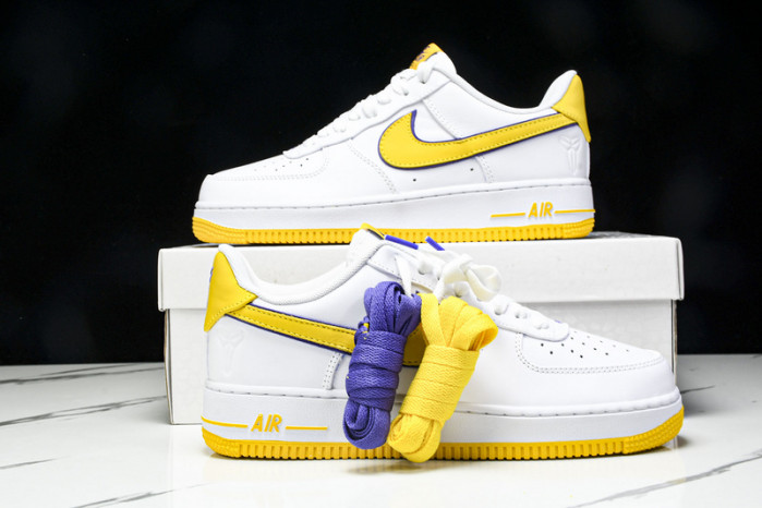 Nike Air Force 1 Low Retro QS Kobe Bryant Lakers Home  FZ1151-100