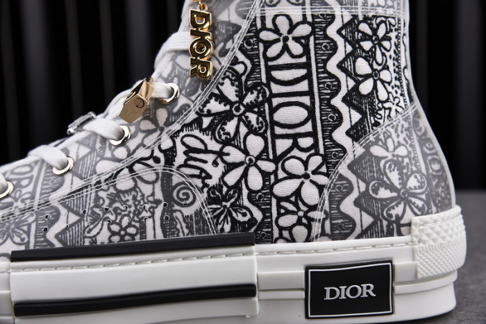 D1R* B23 OBLIQUE HIGH TOP SNEAKERS  KICKZE DR-11