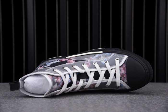 D1R* B23 OBLIQUE HIGH TOP SNEAKERS  KICKZE DR-4