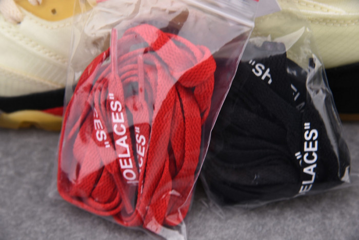 OF x Air Jordan 5 Sail Red DH8565-100