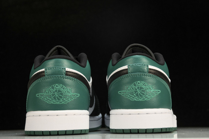 Jordan 1 Low White Black Mystic Green  553558-113