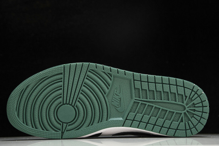 Jordan 1 Low White Black Mystic Green  553558-113
