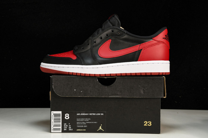 Jordan 1 Retro Low Bred (2015) - 705329-001