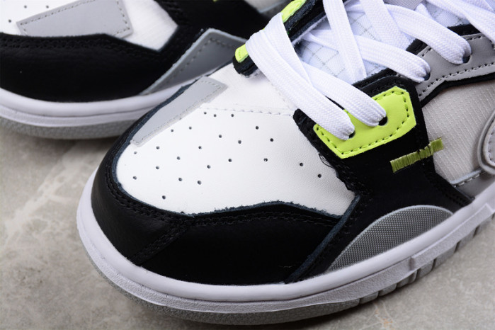 Nike Dunk Low Scrap Wolf Grey Light Lemon Twist  DC9723-001