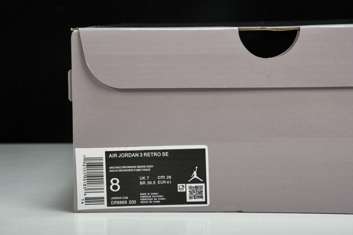 Jordan 3 Retro Winterized Archaeo Brown  DR8869-200