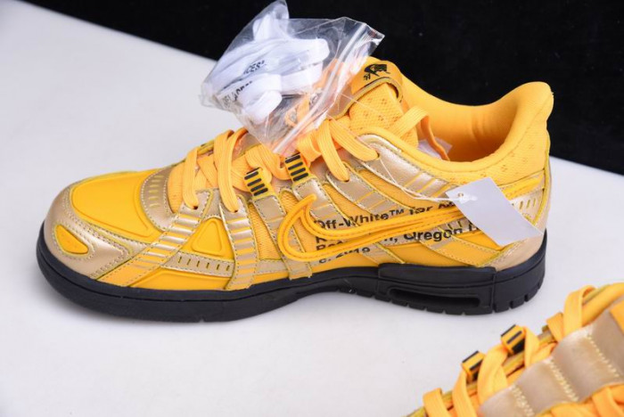 OF x Nike Air Rubber Dunk “University Gold”  CU6015-700