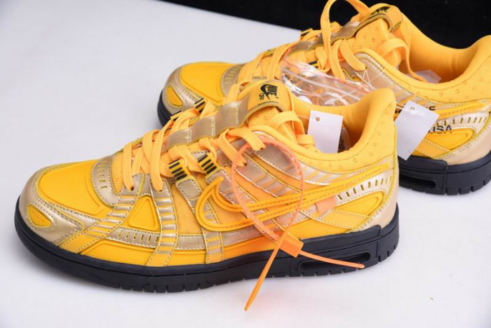 OF x Nike Air Rubber Dunk “University Gold”  CU6015-700