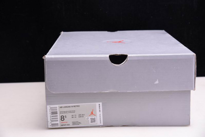 Jordan 14 Retro White Hyper Royal - 487471-104