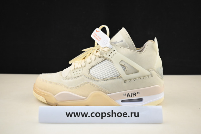 Jordan 4 Retro Off-White Sail  - CV9388-100