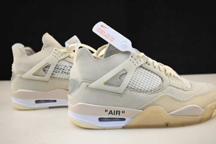 Jordan 4 Retro Off-White Sail  - CV9388-100