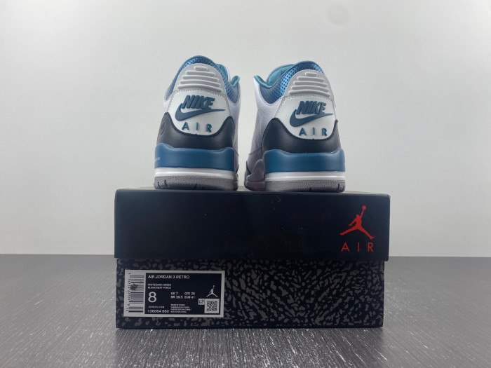 Air Jordan 3 AJ3 Lightning Blue  136064-660
