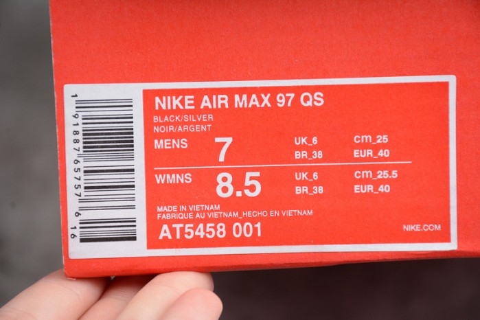 Air Max 97 Silver Black - AT5458-001