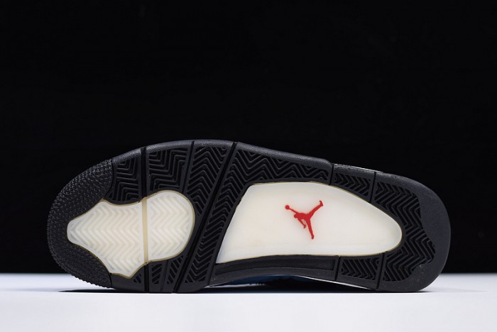 Travis Scott x Air Jordan 4 “Houston Oilers”  University Blue 308497-406