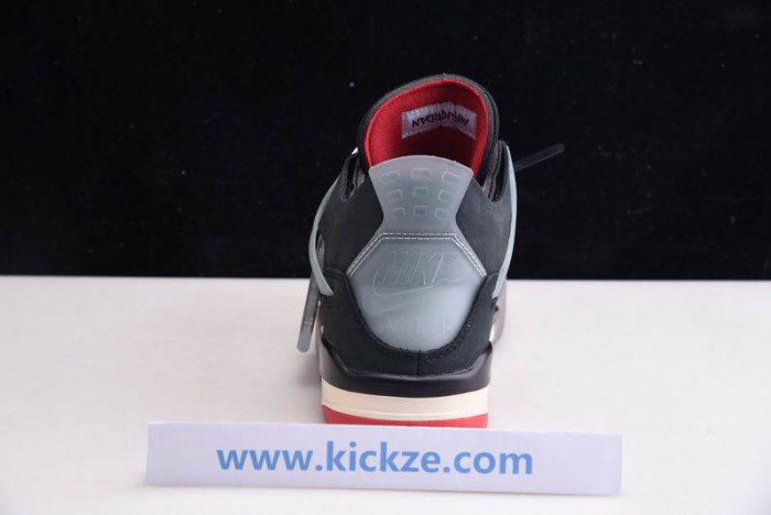 OF x Air Jordan 4 “Bred” CV9388-001