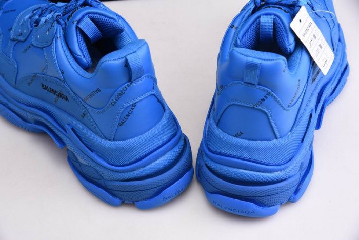 BL TRIPLE S TRAINERS BLUE    LETTERS  -KICKZE BL12