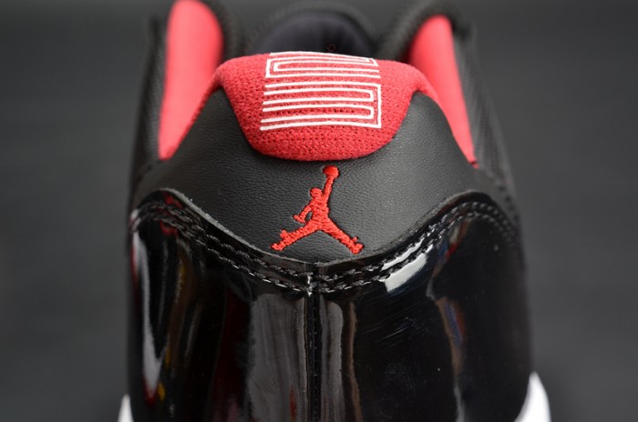 AIR JORDAN 11 RETRO LOF "BRED" BLACK/ RED mens 528895-012