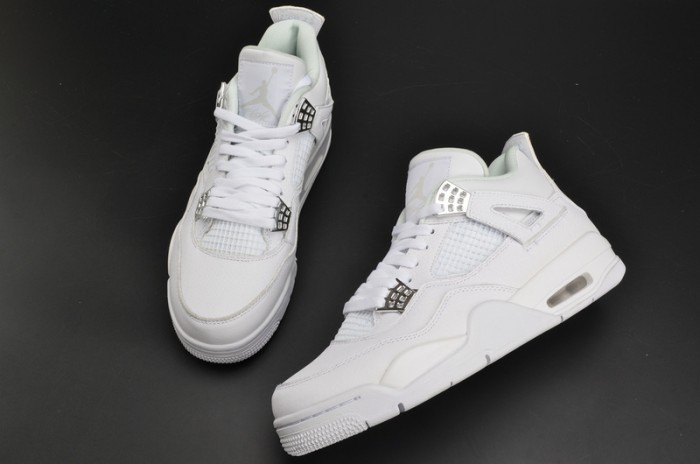 Air Jordan 4 Retro “Pure Money”  white mens 308497-100