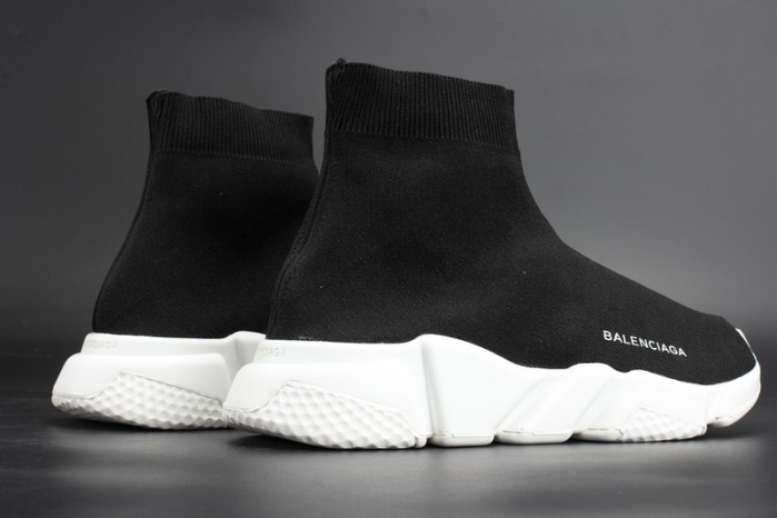 BL Stretch Mesh High Top Sneaker Black White