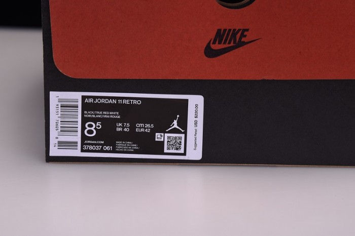 Air Jordan 11 Bred 2019 378037-061