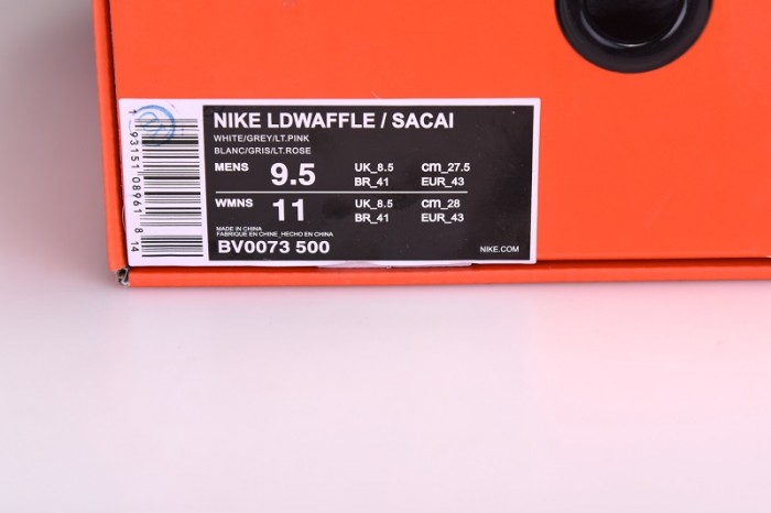 Sacai Nike LDV Waffle  Pink BV0073-500