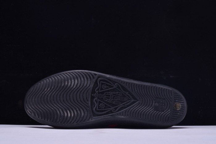 GC Ace Embroidered Low-Top Sneaker black with bee mens 431942-A38G0