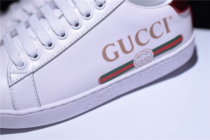 GC ACE EMBROIDERED LOW-TOP SNEAKER WITH LOGO