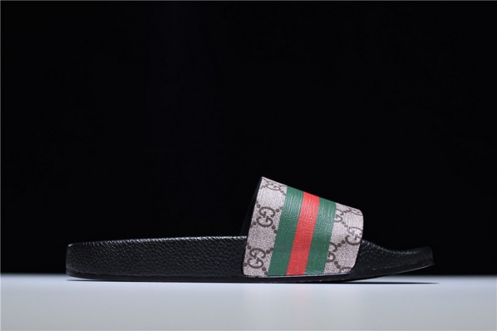 GC Leather SLIDE SANDAL with BEE