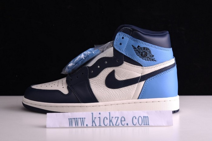 Air Jordan 1 Obsidian University Blue 555088-140